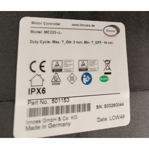 Limoss, MC222-M4-22-N2-IPX6, CONTROL BOX