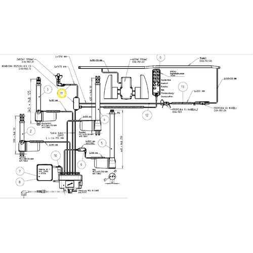 Linet Borcad Pura Bed - LIMIT SWITCH CABLE