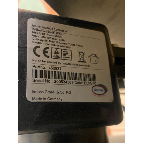 Berchtold Callisto Exam Chair - Limoss 450937 ACTUATOR
