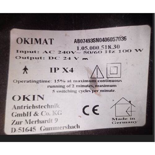 Betten Malsch - Okin 71773 Control Box And Handset - 3 Channel - Set