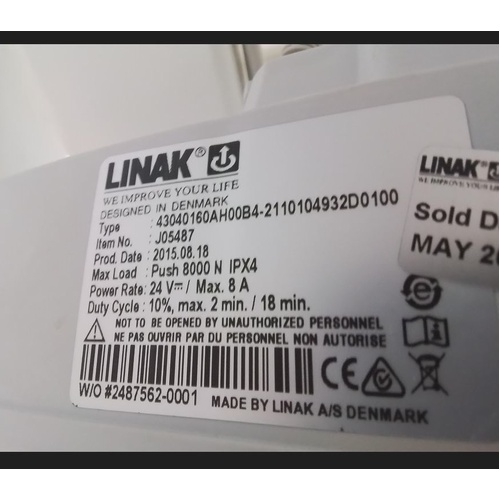 Fortress Ultimate Examination Bed - Linak J05487 ACTUATOR