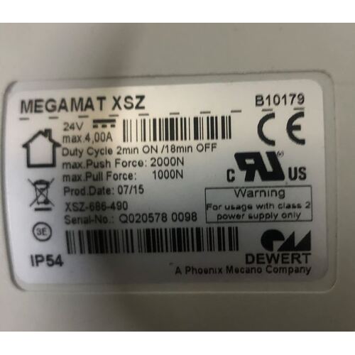 Dewert Megamat XSZ B10179 ACTUATOR