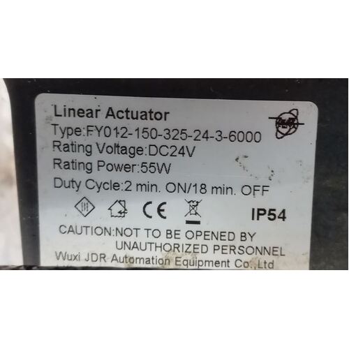 FY012-150-325-24-3-6000, Linear ACTUATOR