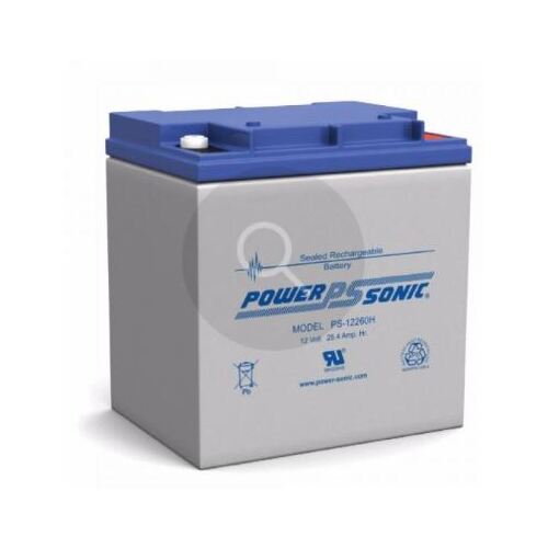 Powersonic Battery - 12v 26Ah - L 165mm x W 125mm x H 175mm
