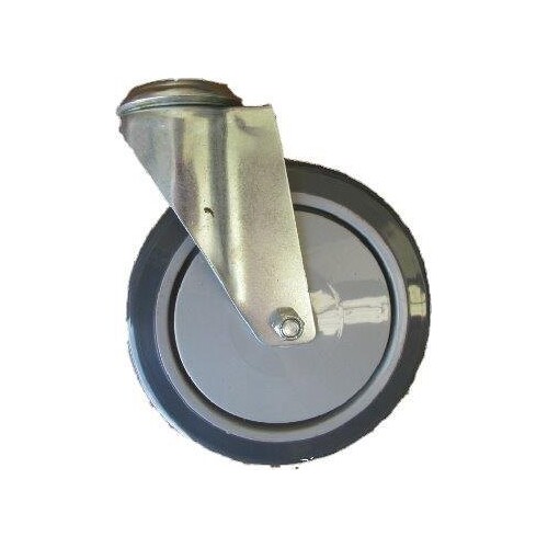 Tente150mm Single Total + Directional Steel Castor