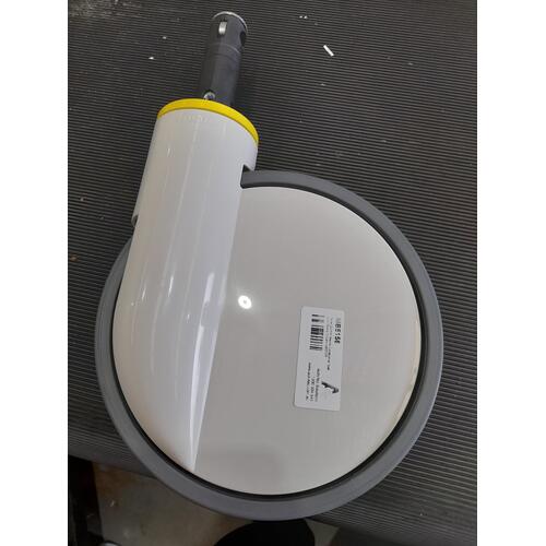 Tente 200mm Plastic Castor -Total Lock - Electro Conductive - D Cam