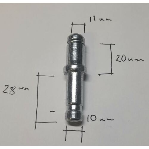 Tente, 11 x 20mm, 4.5mm Stem with Circlip PINTLE Only