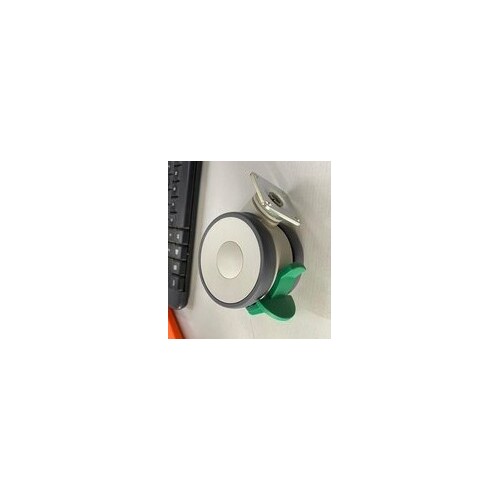 Tente 75mm Directional Lock Twin Castor - Plate Mount 42mm x 42mm
