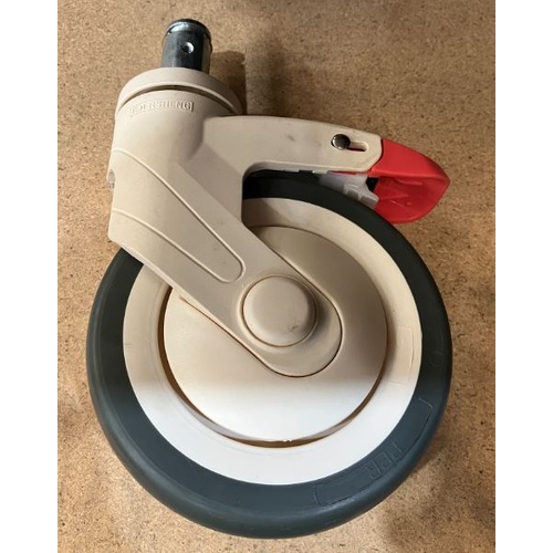 Dersheng 1155 Series 5" Stem (21.5*44.5 mm) w/PPR wheel caster w/total lock brake
