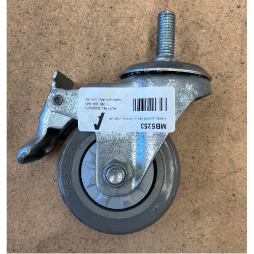 Avante Lockable 75mm Hi Lo Chrome CASTOR