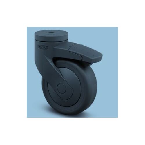 Tente 75mm Brake CASTOR - Grey - Each