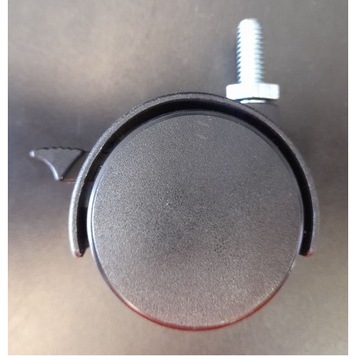 50mm Brake Twin Castor, 5/16 Thread