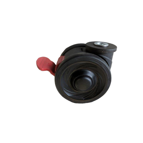 Aidacare FL250 Bed - Dersheng 75mm Total Lock Brake Castor - 10mm Bolt Hole - Each