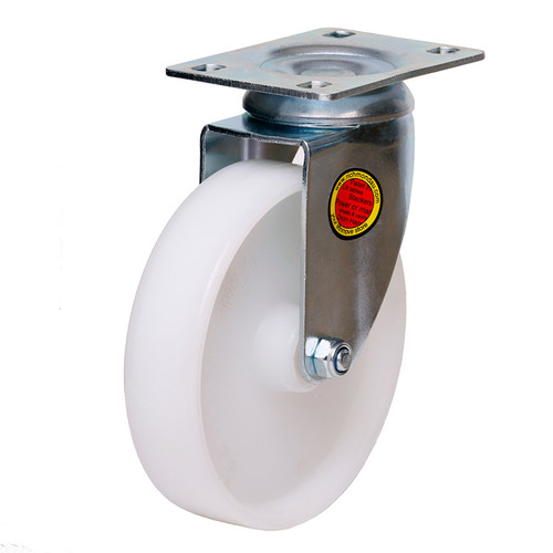 125mm Plate Castor, Swivel (70mm x 95mm plate)