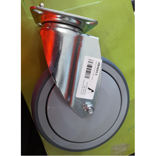 Tente 150mm Swivel Castor - Plate Mount