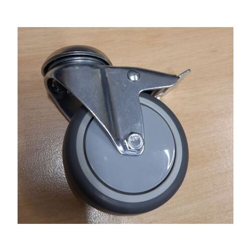 Tente 75mm Stainless Steel Brake CASTOR