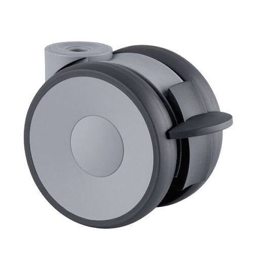 Tente, Linea 100mm Swivel Twin CASTOR With Wheel Brake