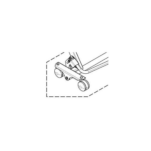 Invacare CS7 - Footend CASTOR BRACKET ASSEMBLY - LHS