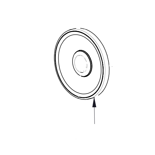 Howard Wright M9 Trauma / Transfer - Tente 150mm 5th Wheel And Transparent Cover Clip - 1 Side Only