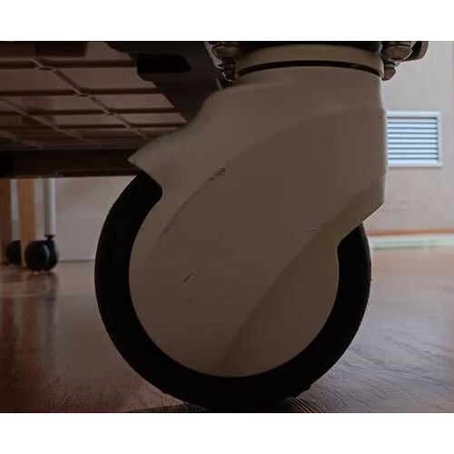Aidacare MC000367 Medication Trolley / Cart - 125mm Swivel Castor - Plate Mount - Each