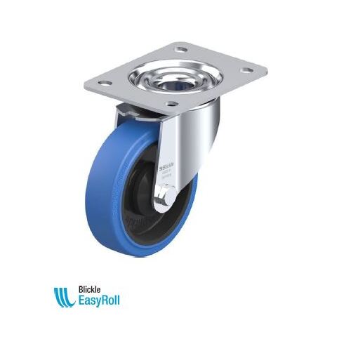 Blickle,125mm  Pressed Steel Swivel CASTOR