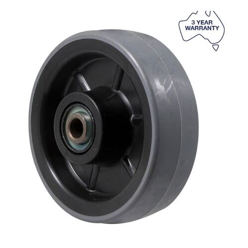 H Series 125mm x 40mm polyurethane (PU) on nylon WHEEL Insert Only