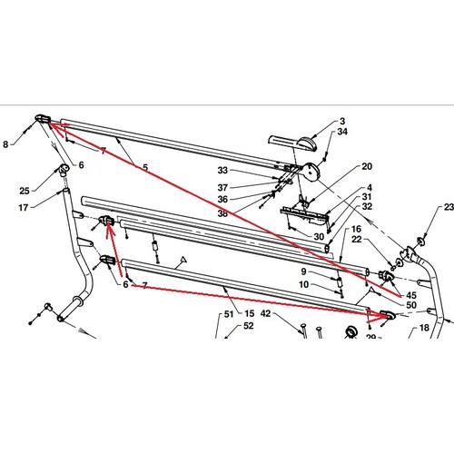 Linet Image 3 - Siderail Hinge PIN - Stainless Steel