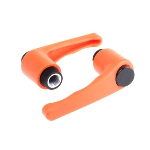 Steel Clamping LEVER - M12 x 18mm - Orange - Each