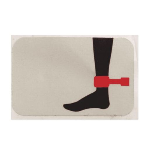 Hill-Rom P8040 Transtar Trauma Trolley - Ankle Restraint LABEL - L/H