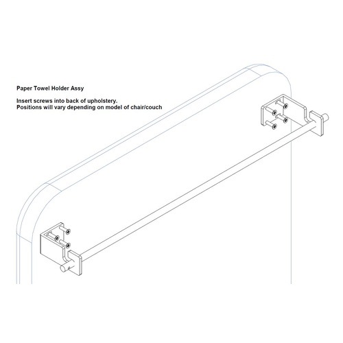 ABCO Paper Towel Roll Holder - 60cm x 10cm