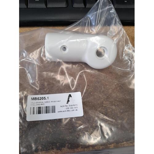 ARJO SIDERAIL S/SIDE HINGE HALF MOULDING RHS
