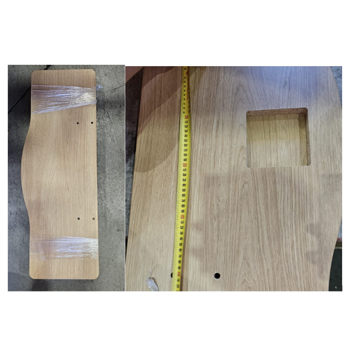 Span Rexx Replacement Head & Footboard Includes Mounting Screws (Light Woodgrain)