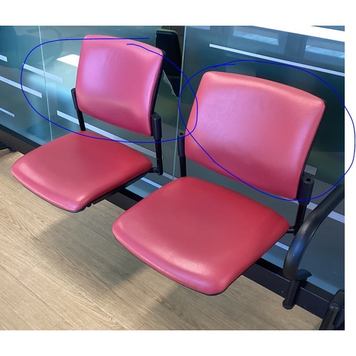 Venice Linea BACKREST Only, Foam, Seat Inner, Outer - Warwick Lustrell Charisma Vinyl & Labour