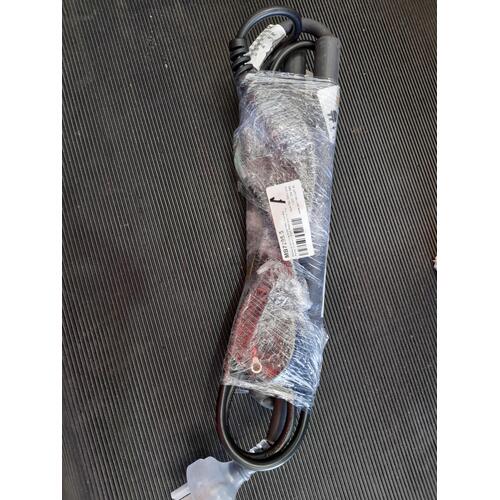 Replacement Ook Snow Part - Australia Power Cord with Rigid Sheath and Warning - Mental Health Power Cable