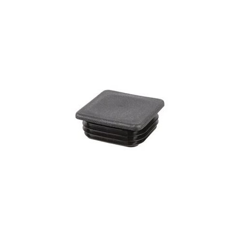 End Cap 40mm x 40mm - Internal Tube Fitting - Black