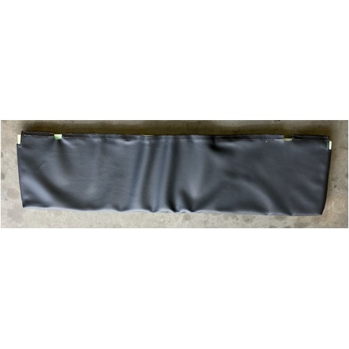 Caremed Padded drop down rail sleeve - Charcoal Vinyl - 1 x side - 1100 long - Complete