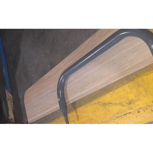 Alrick EN7 / EN9000 - Footboard - Square Shape - Natural Oak Laminate - Single