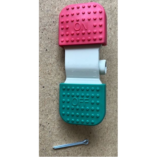 Alphacare Span Bed - Green And Red Bed BRAKE PEDAL - LHS - Each