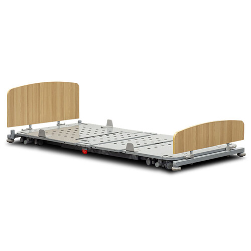 Eurocare Floorline Bed - Head And Footboard Set - Lindberg Oak - Single - To Suit New Model