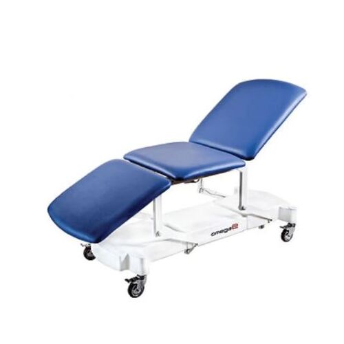 Acero Electric Examination 3 Section COUCH - Grey With Head Section Cut Out