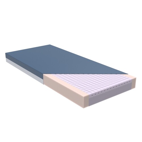Vulcan 3 Layer Modulated Mattress - Pressure Prevention Support Surface - Single