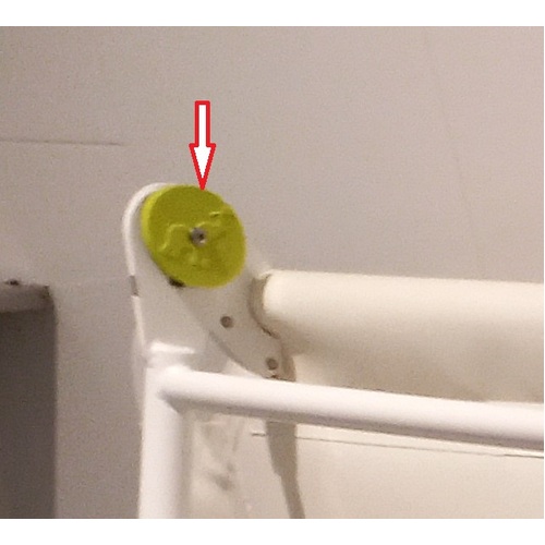Astor Bannerman - Siderail Hinge Cover / Disc - Lime Green - Each