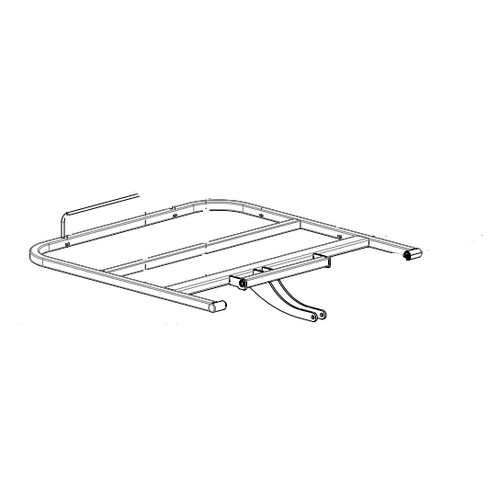 Howard Wright M10 Ward Bed - Backrest Frame Assembly