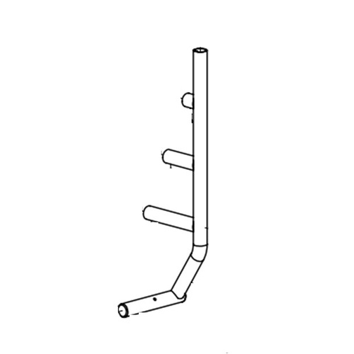 Howard Wright M9 3ED - Siderail Upright Assembly - Headend - R/H