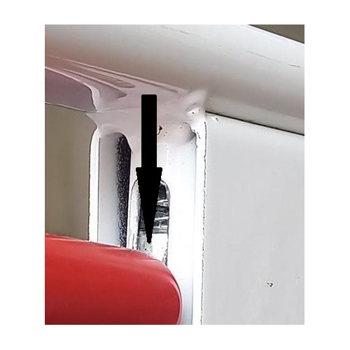 Alrick Change Table - Siderail Lock Pin (Bullet Shaped)