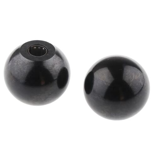 Pro Duroplast Ball Clamping M10 Unthreaded Hole, KNOB - Black