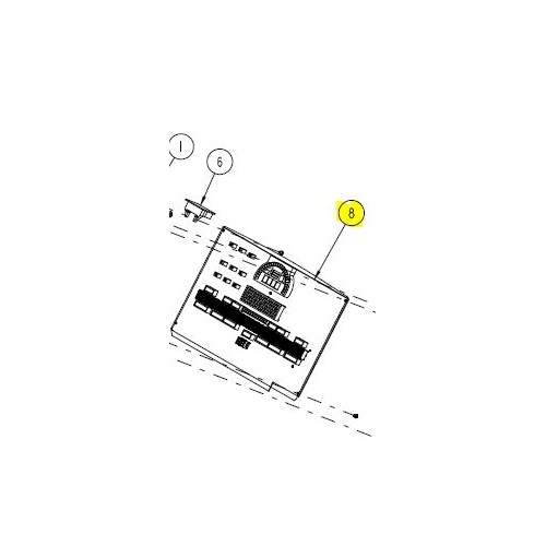 Technogym, SW0003767AC-DQ, Main CPU BOARD