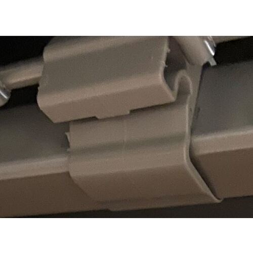 Wi-Bo, To Suit Movita Bed, Bed Rail CLIP AND SPRING - Grey - Each