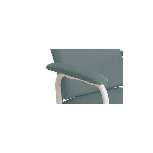 Aspire High Back Day Chair - Padded ARMREST With Hardware - Slate Vinyl - Each