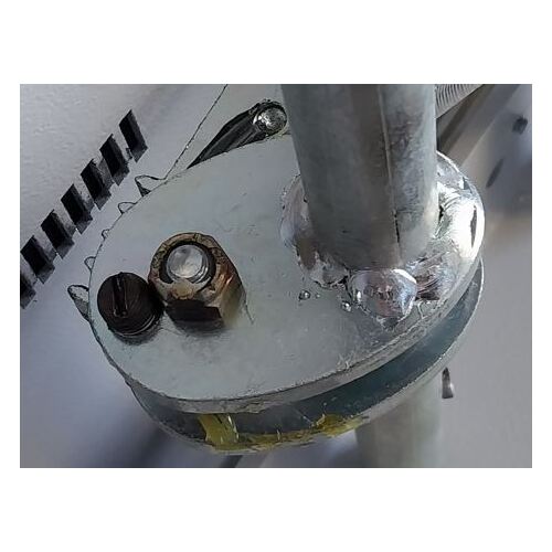 Healthtec Tilt Table - Locking Bracing TEETH
